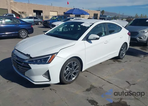 2020 Hyundai Elantra Limited from USA, damaged, VIN 5NPD84LF1LH620459